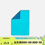 迪卡侬（DECATHLON）速干浴巾吸水毛巾游泳运动快干防晒浴巾健身便携巾旅行温泉度假NA 双面微纤维毛巾S号39x55cm水鸭绿 标准尺码