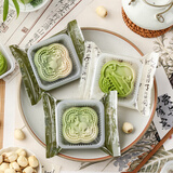 劣狐狐原创月饼包装袋 广式流心50g月饼蛋黄酥绿豆糕机封袋100个