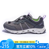 探路者（TOREAD） 溯溪鞋 情侣春夏户外鞋透气网鞋速干涉水鞋TFEECL81946/82946 中灰紫色（女） 38