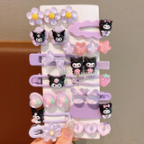 格蒙可爱发夹组合儿童卡通后脑勺碎发卡女童头饰女孩前额侧边刘海夹