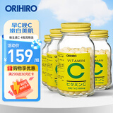 欧力喜乐日本进口维生素c咀嚼片多种维生素片 300粒（赏味期25年10月） PLUS升级版-4瓶装