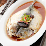 豊收日鲥鱼酒香蒸鲥鱼餐厅聚宴主菜海鲜美味菜肴半成品快手菜整条净膛 【半条】酒香蒸鲥鱼半条装400g