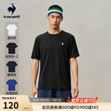 乐卡克法国公鸡夏季圆领短袖T恤 L242UECA0301 炫黑色-2 XL