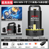 德力西直流潜水泵农用抽水机电瓶车抽水泵家用高扬程井水小型水泵