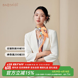 宝石蝶真丝丝巾桑蚕丝杭州丝绸小方巾女围巾妈妈生日礼物礼盒/梦想家1