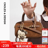 蔻一（Cnoles）保龄球包包2025新高级小众款斜挎手提女包生日礼物送女友老婆