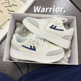 回力女鞋小白鞋女2025年秋季新款鞋子女厚底增高休闲运动鞋学生板鞋潮 白灰 37