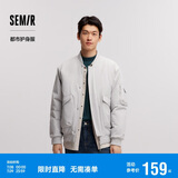 森马棉服男防水防油防污防风冬装厚飞行员棒球领夹克109724112101