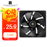 Thermalright(利民) TL-G12RB 黑色12cm机箱风扇 液压轴承 4PIN PWM风扇 串接PWM接头 反出风设计 1500调速风扇