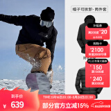骆驼（CAMEL）三防冲锋衣户外登山服防风防水防污三合一运动外套 AD12263514Y,羽绒内胆幻影黑男女 XL