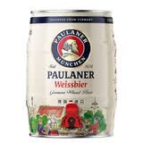 保拉纳（Paulaner） 保拉纳柏龙德国产原装进口Paulaner啤酒德国传统经典德啤 小麦 5L 1桶 27年1月到期