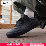 耐克（NIKE）男鞋士 25夏季新款运动鞋透气休闲鞋小白鞋低帮减震耐磨板鞋子男 【百搭皮鞋】简版空军-黑武士/晒图退10 39 （内长245mm）