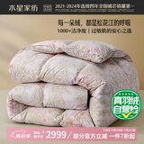 水星家纺羽绒被子95%白鹅绒被子冬季冬被芯加厚双人羽绒被220x240cm
