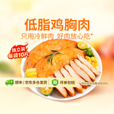 东方甄选低脂香煎鸡胸肉高蛋白食物冷冻鸡肉半成品早餐 2kg 奥尔良味*1袋+黑胡椒味*1袋