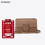 PINKO【618限时折扣】女包绗缝链条斜挎燕子包送女友 礼物100074A0GK
