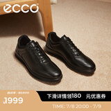 爱步（ECCO）商务皮鞋 男士休闲皮鞋男鞋牛皮鞋子正装鞋 雅仕207124 黑色20712401001 43