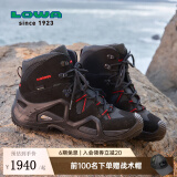 LOWAMK1德国登山鞋户外goretex防水耐磨透气防滑徒步ZEPHYR GTX女春夏 黑色/红色 40