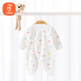 贝瑞加（Babyprints）婴儿连体衣宝宝满月服新生儿衣服四季纯棉哈衣蝴蝶衣 苹果 66