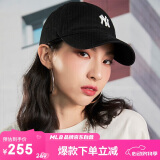 MLB棒球帽子夏季【女明星虞书欣同款】鸭舌帽软顶帽3ACP7701N-50BKS
