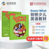 剑桥少儿英语教材 Guess What 3级别套装 主课本+练习册+在线账号 进口原版 中小学生英语教材 5-12岁 小学礼物 小学教辅