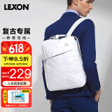乐上（LEXON）双肩包14英寸笔记本电脑包书包泰维克纸环保旅行包时尚背包白色