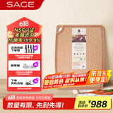 世廚（SAGE）美国进口世厨砧板大面板擀面板大号 45*60*1cm 带凹槽和防滑垫