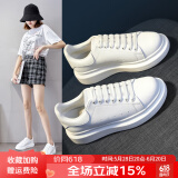 ZHR小白鞋女厚底增高轻便女鞋经典运动休闲鞋子轻奢百搭情侣鞋男女款 白色（单里） 36