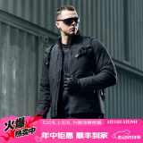 龙牙新款龙牙二代风神棉服外套运动户外保暖加厚棉服男冬季防风君品行 极夜黑 3XL (220-240斤）
