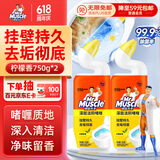 威猛先生（Mr Muscle）洁厕灵 750g*2瓶 柠檬草香 洁厕剂 洁厕液  洁厕啫喱  马桶清洁