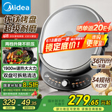 美的（Midea）电饼铛 电饼档 双面加热煎烤机烙饼锅 早餐机 加大加深三明治机煎饼薄饼机抗菌烤盘可拆JKC3476