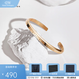 丹尼尔惠灵顿（DanielWellington）dw手镯男女 经典开口情侣手镯时尚饰品 生日礼物送女友 玫瑰金小号 DW00400003