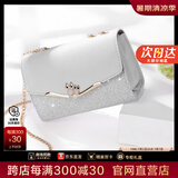 CHALL KITTYCK轻奢包包女包牛皮单肩包斜挎小方包生日礼物高级感送女友老婆 【白色】高级感高档送女朋友老婆 时尚链条包小众品牌实用通勤