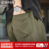 马登工装 美式复古Easypants休闲裤男抗皱免烫垂感直筒长裤子秋 橄榄绿 S