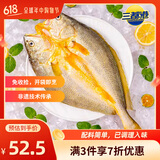 三都港 冷冻醇香黄鱼鲞净重1斤1条 三去黄花鱼 烧烤食材 烧烤