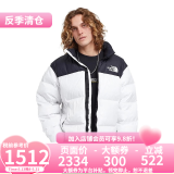 the North Face美版1996Nuptse男女款羽绒服潮牌经典户外700蓬-鸭绒鹅绒随机发 NF0A3C8D男款-LA9-白色 L