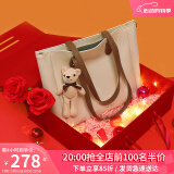 viney牛皮包包女包大容量托特包轻奢斜挎单肩生日520送女朋友礼物老婆