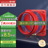 潜水艇（Submarine）油烟机止逆阀烟道阀厨房止回阀止烟阀逆止阀卫生间单向阀防倒灌 新升级视窗厨房止逆阀（单只）