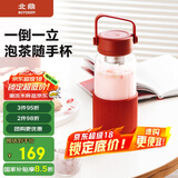 北鼎（Buydeem）玻璃杯茶水分离泡茶杯子 耐高温水杯便携随手杯 男女士实用礼物
