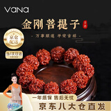 Vana金刚菩提手串男菩提子手链龙鳞五瓣文玩平安夜圣诞节礼物送男朋友 金刚菩提手串配精美礼盒