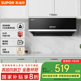 苏泊尔（SUPOR）[家电国家补贴至高20%]抽吸排油烟机家用15m³中式厨房顶吸拢烟脱排经典简易四键操作以旧换新 Z1D