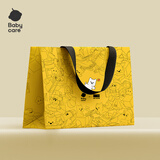 babycare联名玩具礼品袋儿童生日礼物袋送礼-黄色大号尺寸355×280×370