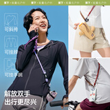 蕉下（beneunder）手机挂绳斜挎可背防盗绳防丢失带子挂件锁扣防摔耐用挂件多功能可调节钥匙绳LC376 紫荷波纹