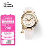 薇薇安·威斯特伍德（Vivienne Westwood）西太后女士手表金色欧美石英表生日礼物女情人节送女友VV006WHWH