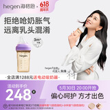 HEGEN海格恩新生婴儿防胀气奶瓶0-6-12个月+ppsu仿母乳防呛奶宝宝奶瓶 【新品浪漫紫】奶瓶 240ml 3-6个月+