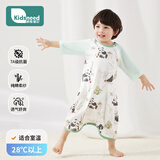 柯斯德尼（kidsneed）婴儿衣服连体衣夏季薄款7分袖纯棉新生儿哈衣爬服宝宝睡袋73码