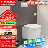 科勒（KOHLER）家用壁挂式马桶挂墙坐便器水箱嵌入式墙排直冲悬挂式马桶 缸体+【超薄款】水箱+面板
