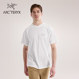 ARC'TERYX始祖鸟 KRAGG SL COTTON SS 透气 男子 棉质短袖T恤 WHITE LIGHT/石膏白 L