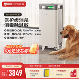 352空气消毒机 除甲醛消毒除菌过敏原花粉霉菌尘螨 医护级卫健委备案 X88
