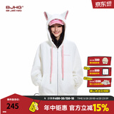 BJHG不计后果郭俊辰同款杜宾美式开衫卫衣男女春新款潮牌重磅夹克外套 珍珠白 S