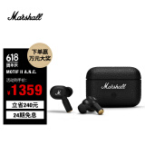 MARSHALL（马歇尔）MOTIF II ANC耳机真无线主动降噪防水长续航无线蓝牙耳麦 黑色